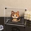 Thick Acrylic Perler Beads Display Frame with Mezzanine Picture Frame  Desktop Ornament