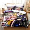 3D Print Anime D4Dj All Mix Comfortable Duvet Quilt Cover Pillowcase Bedding Set Children Bedroom Decoration Home Textile