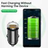 200W Mini Car Charger USB Type C Metal Quick Charge 3.0 PD Port Fast Charging Phone Charger For Xiaomi iPhone 13 14 15 Pro Max