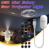 Мини-проектор звездного неба, ночник, лампа звездного неба, USB-проектор атмосферы для автомобиля, для спальни, для сна и декора