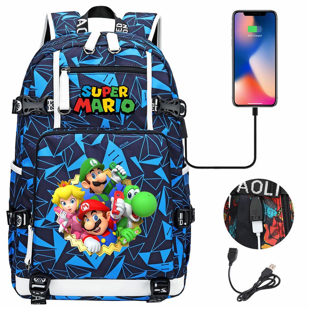 Large Capacity Student Backpack for Teens Casual Travel Dual Shoulder Bag Printed Hot Sale 06 Style
