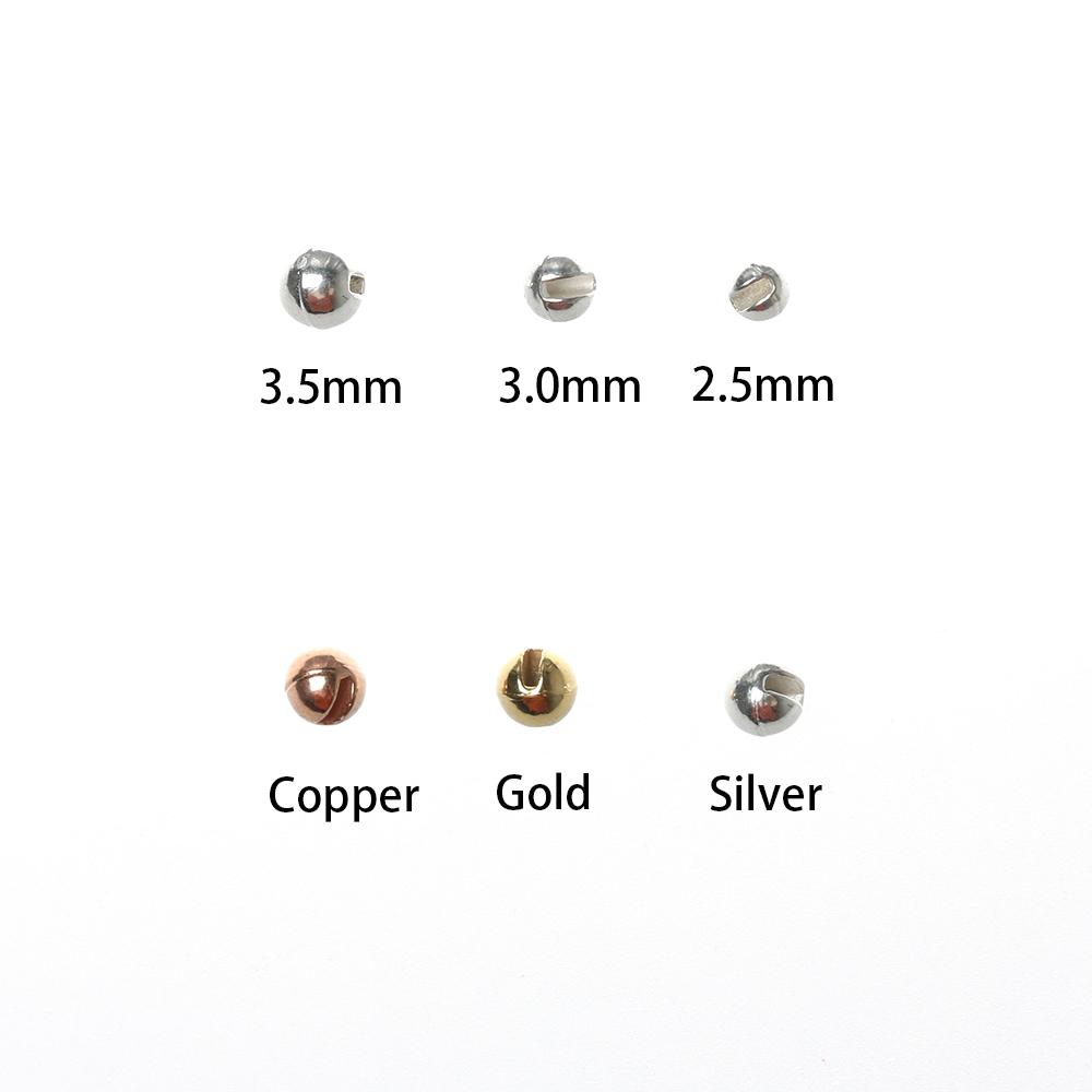 Nice-Designed High Quality Slotted Bead Fly Tying Material Tungsten Beads Tungsten Alloy