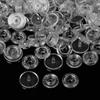 45sets(180pcs) Sewing Accessories Stud Scrapbooking Snap Buttons transparent Press Button Fasteners