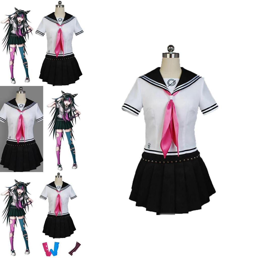Высококачественный костюм Ибуки Миоды из Danganronpa, школьная форма, идеально подходящий для Хэллоуинских вечеринок