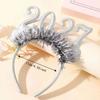 Sequin New Year Decorative Glasses Sweet Glitter Hair Hoop Star Strip Headwear  Eve Party