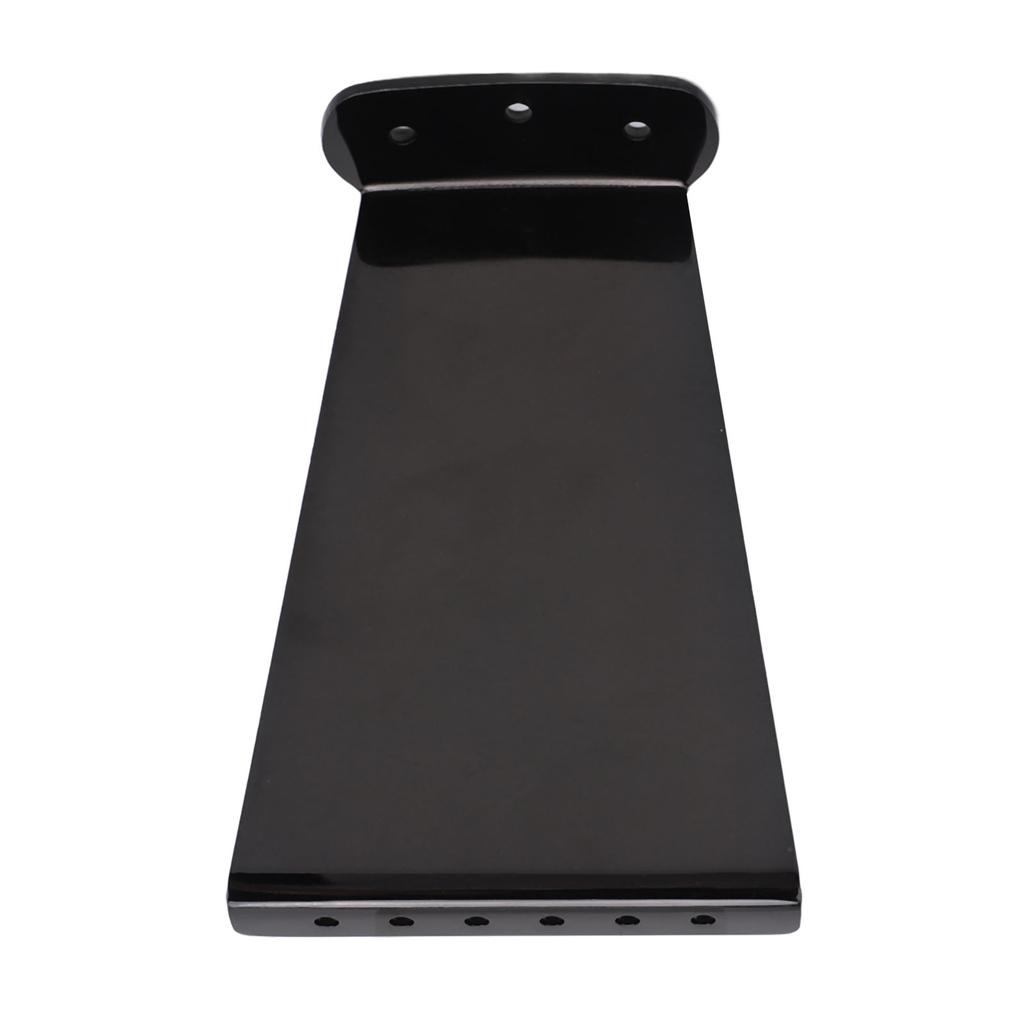 Guitar Bent Tailpiece Replacement 6 String Metal Electric Guitar Tailpiece Resonator for Jazz Guitars