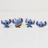 Pvc 12pcs Stitch Action Figures Model Toy Decoration Gifts Cartoon Ornament