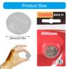 CR2025 плоская круглая батарейка 3 В литиевая таблеточная батарейка для игрушек пультов дистанционного управления и электронных устройств
