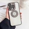 Чехол для мобильного телефона Apple 16 Гальваническое покрытие Круглый точечный узор IPhone 15 Promax Прозрачный Стандартный Всевключающий 14 Чехол для мобильного телефона Мягкий