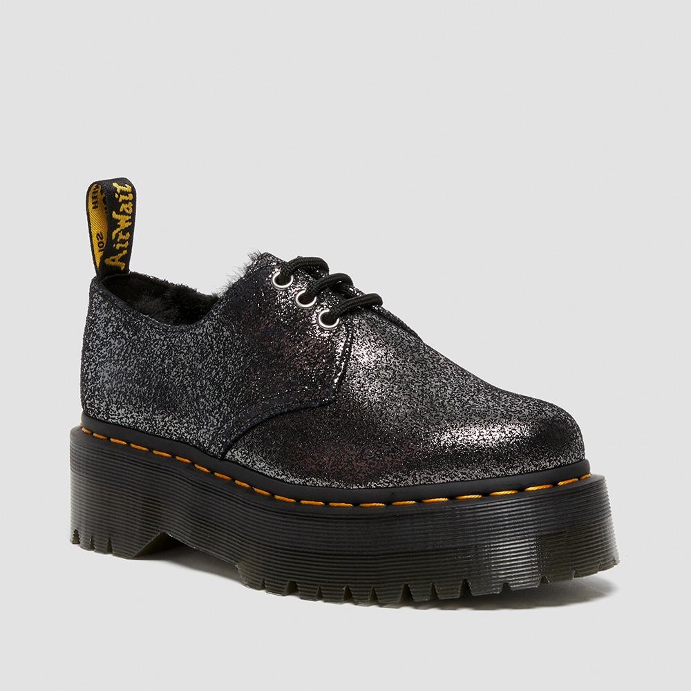 Dr.martens 1461 Quad Parain Distress металлик