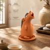 Ash Collection Tray Horse Line Incense Burner Cute Animal Cone Incense Holder  Tabletop Aroma Decor