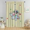 Crayon Partition Kitchen Curtains 2 Pieces Curtains Child Room Halloween Decoration Window Curtain Shades Living Blackout Camera