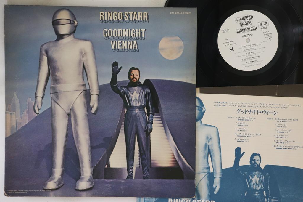 LP Record RINGO STARR - Goodnight Vienna EAS80095PROMO APPLE 1974 Japan Rock Used