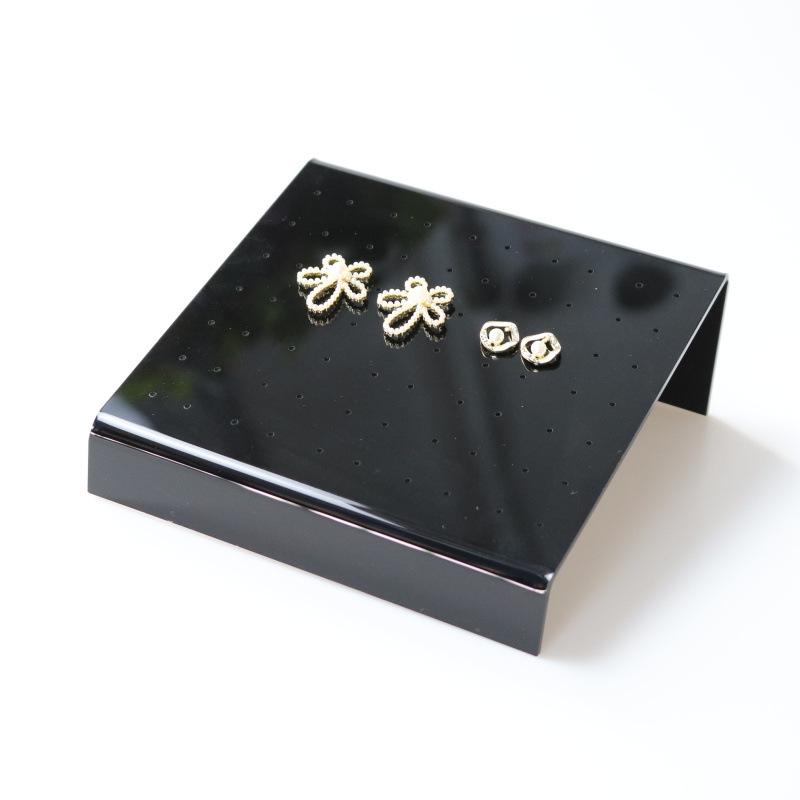 Multi Functional Transparent Acrylic Display Stand Perforated Jewelry Display Stand Earring Multi-layer Storage Stand Organic Glass Display Board