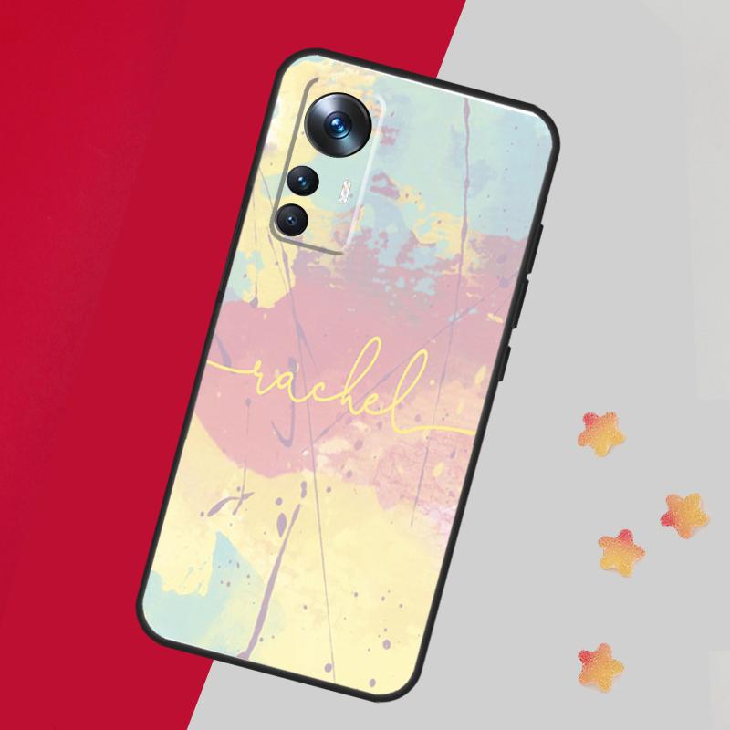 Personalised Name Rainbow For POCO F5 X3 X5 Pro F3 F4 M5s X4 GT Case For Xiaomi 13 14 Pro 11T 12T 13T Pro 12 Lite 12X