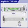 Adjustable Magnetic Gauge Tool, Wheel Camber, Caster Pillar And Wheel Alignment Tools For Automotive Truck RV Tire Repair