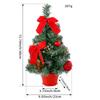 Настольные рождественские елки с подсветкой 15,7 дюйма Праздничный декор Искусственная рождественская елка для дома офиса Зимний каминный зал Праздник