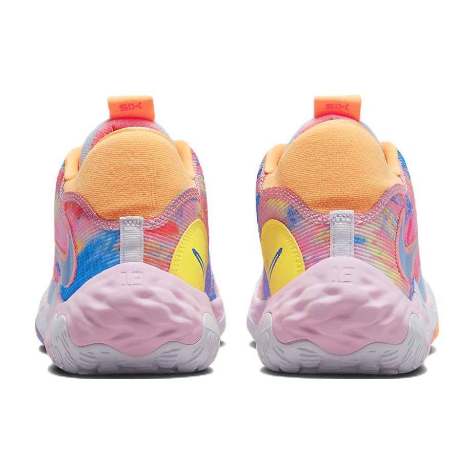 Nike PG 6 Painted Swoosh Мужские кроссовки Разноцветные Белые Светло-Фото-Синие DO9824-100