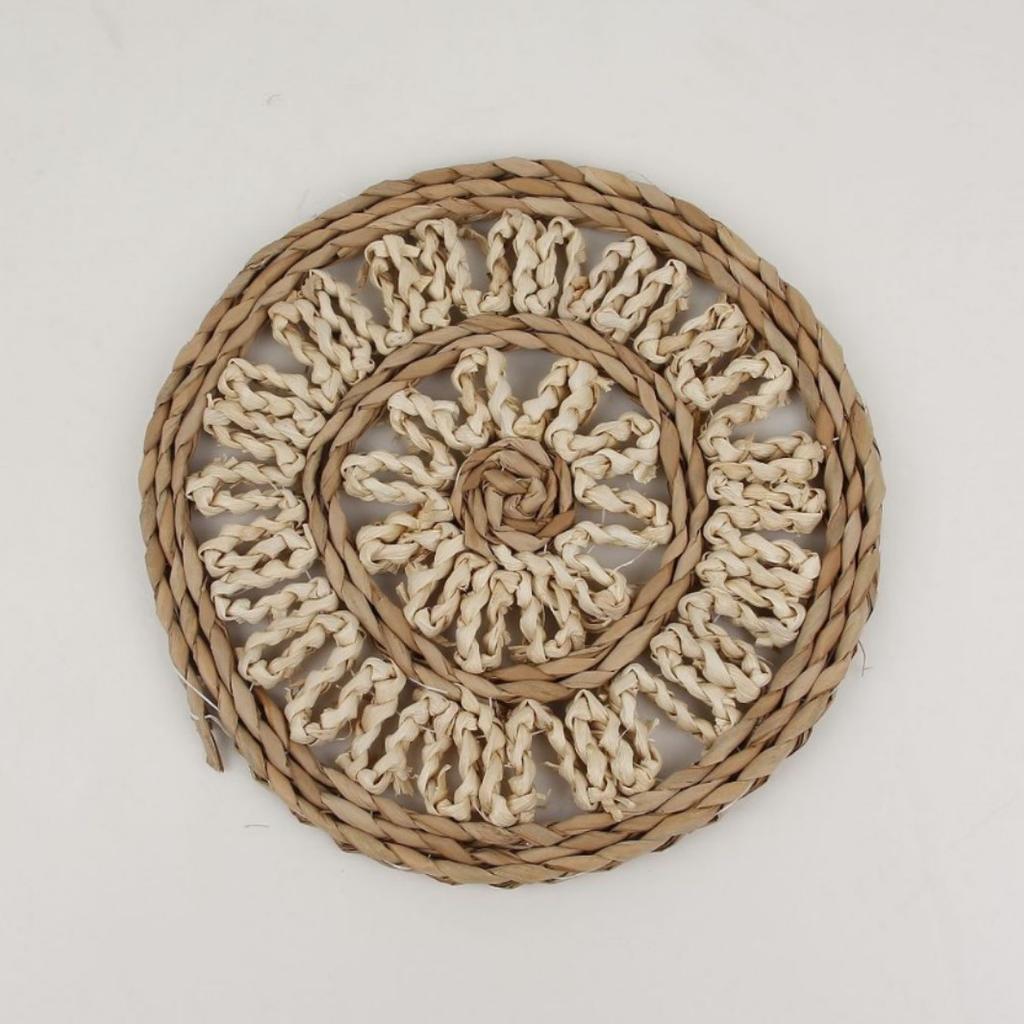 Handwoven Straw Wall Decor Hanging Ornament