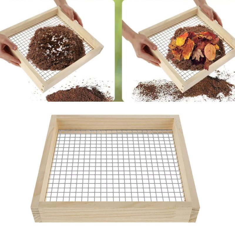 Премиальное садовое сито, созданное для легкой просевки компоста, почвы и горшечной смеси
