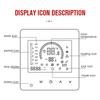 Программируемый умный настенный термостат NTC Сенсор ЖК-дисплей Сенсорная кнопка Электрический подогрев Теплый пол