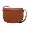 New MICHAEL KORS Hally Cow Leather Saddle Bag, Shoulder Bag, Crossbody Bag Medium Women's Brown 32F1G2HC1L-230