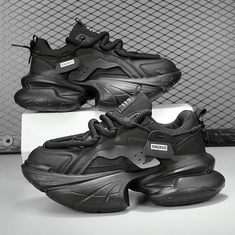 Модная мужская повседневная обувь на платформе с толстой подошвой, кроссовки для мужчин, мужская обувь для ходьбы, мужская модная повседневная обувь, кроссовки для тренировок