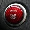 Наклейка-крышка на кнопку Start-Stop двигателя из углеродного волокна для Mercedes-Benz C-Class GLC C200l