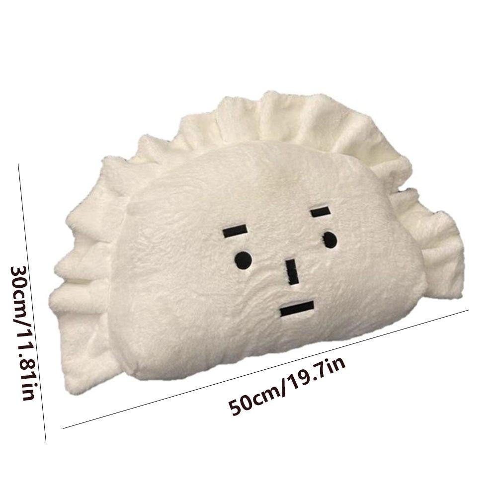 Cartoon Dumpling Expression Plush Cushion Comfortable Stuffed Doll  Children's Birthday Gift