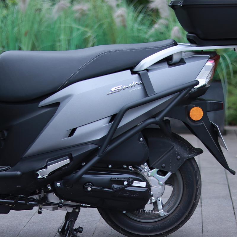 Легкий Мотоцикл Suzuki UY125 Защитные Противоударные Дуги - Передний и Задний Бамперы из Углеродистой Стали