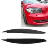2 Pcs Headlight Eyebrow Front Left Right Light Eyelid Trim Cover for 1 Series E81 E82 E87 E88 2006 to 2013