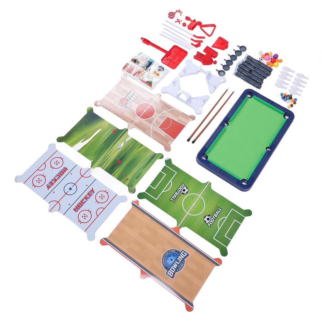 6 в 1 многофункциональный игровой стол баскетбол футбол настольный теннис бильярд хоккей комбинированный игровой набор с ак
