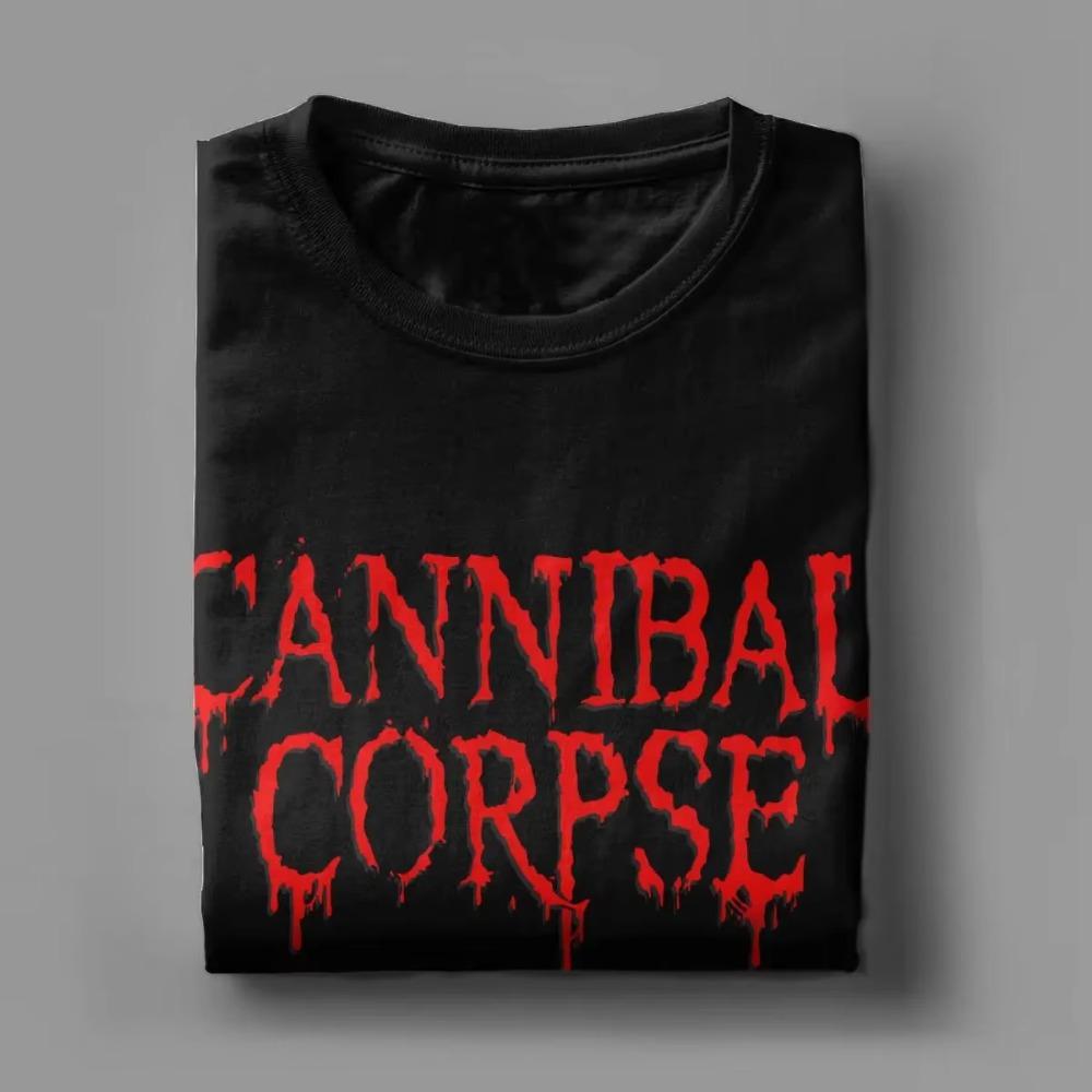 Cannibal-Corpse-Symbol Men's T Shirt Novelty Tee Shirt Short Sleeve Crew Neck T-Shirts Pure Cotton 4XL 5XL Clothing