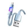 Светящийся Type-C кабель 120 Вт для Super Flash Charging: Совместимо с устройствами Apple, Huawei, Vivo, Oppo и Xiaomi