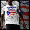 Футболка Пуэрто-Рико Флаг Пуэрто-Рико Boricua Taino Афро-Латиноамериканская футболка Афро-Борикуа