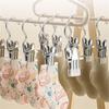 Organization Organizer Home Clothes Hangers Clothespin Multifunctional Clip Storage Garden 10/20/30PCS Laundry Hanger Racks