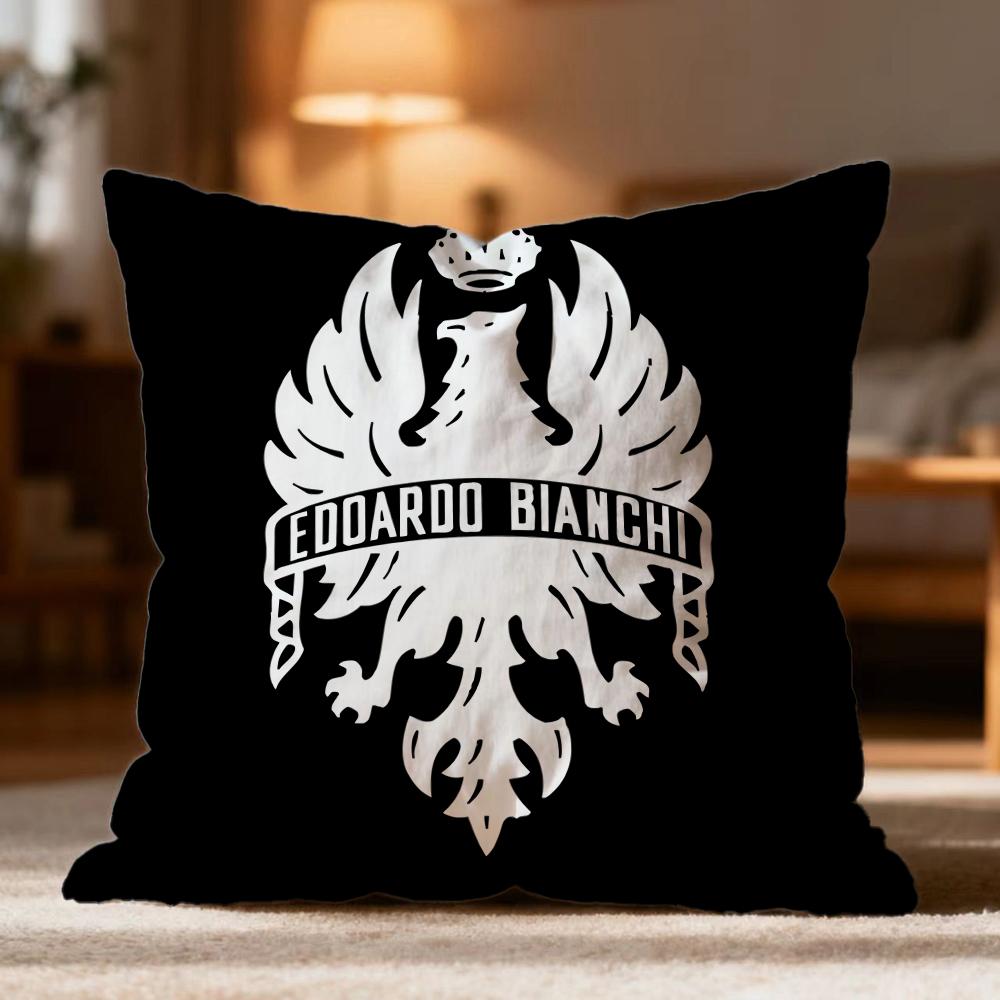 Popular B-BBianchi Cushion Cover Soft Washable Pillow Case Multi-Scene for Couch Bed Travel Office Use