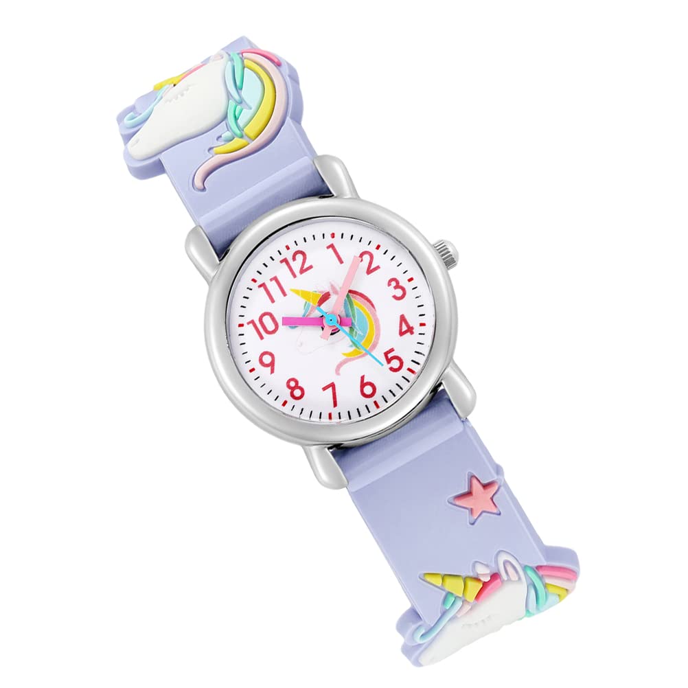Waterproof 3D Cartoon Watch for Unicorn Junior High School Kids Kids, Girls, Boys, Design, Girls,