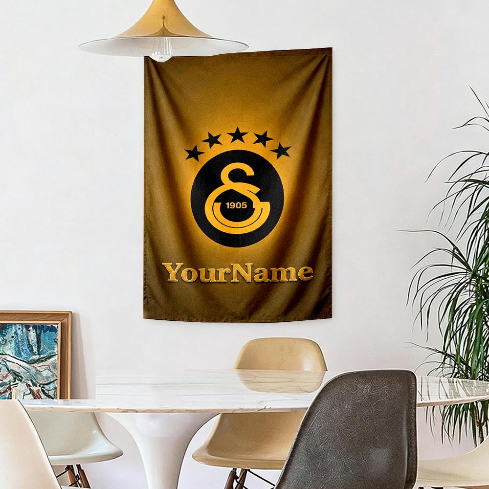 Galatasaray Custom Your Name Wall Decor Tapestry Art For Pet Memorial Birthdaywedding Party Backdrop Family Gift