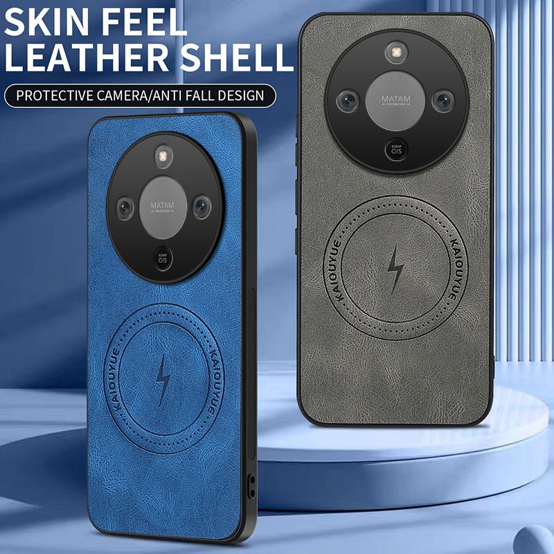 Для Honor X9D Магнитный Защитный Чехол для Телефона Для Honor X9D Задняя Крышка из Овечьей Кожи Для Honor X9D Мягкий Противоударный из Ягнячьей Кожи