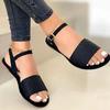 Fashion New Summer Flats Women's Sandals 2024 Ankle Strap Casual Ladies Roman Shoes Open Toe Cozy Female Gladiator Fashion Woman Sandals