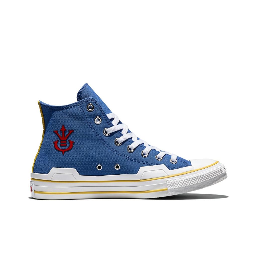 Кроссовки Converse Chuck Taylor All-Star Dragon Ball Z Веджета Унисекс Синий Делфт Красный Высокий Риск A21843C