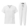Унисекс Свободный и Удобный V-образный вырез Короткий рукав Брюки Рабочая одежда Костюм красоты Защитный костюм Набор