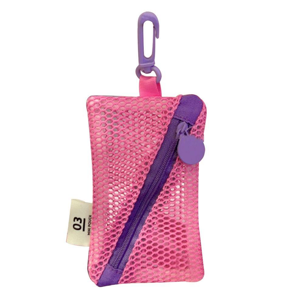 Портативные сетчатые сумки на молнии Легкий органайзер для косметических аксессуаров Дорожные карманы для туалетных принадлежностей Девочки