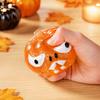 Devil Pumpkin Halloween Dumplings Squeeze Toy Transparent Glitter Slow Rebound Stress Relief Sensory Ball TPR
