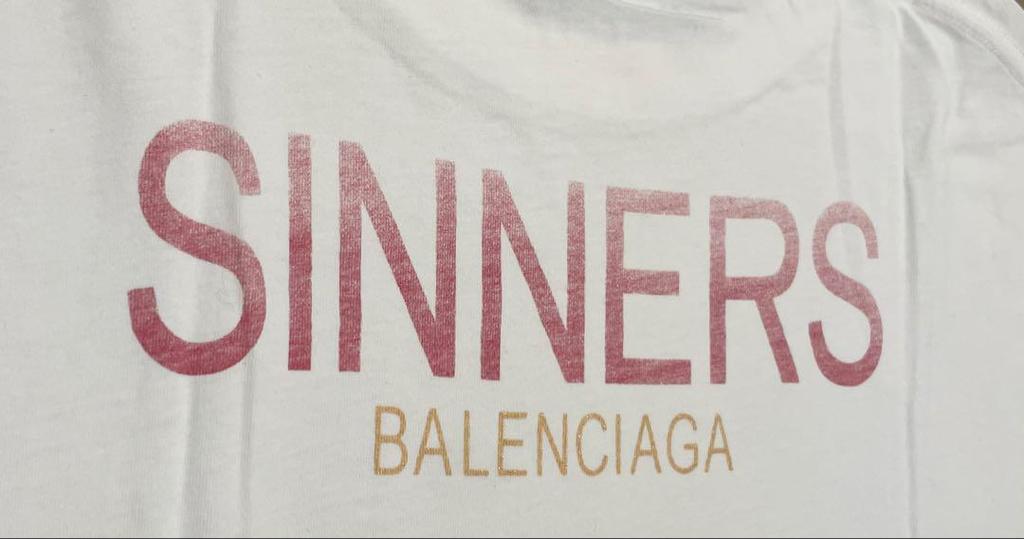Balenciaga Футболка Белая Мужская Размер L