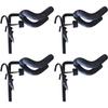 HIRAISM Guitar Hanger for Black Nets, Hanging, Wall-Mounted, Hook-Type Holder, (4 Pieces)