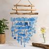 Wind Chime 3 Stick All Blues