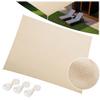 Rectangular Shade Sail 3x4m Plonos PL-885 Beige