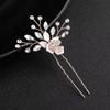 Rhinestone Crystal Flower Hairpins Hair Jewelry Vine Hair Pin  Graduation Ceremonies